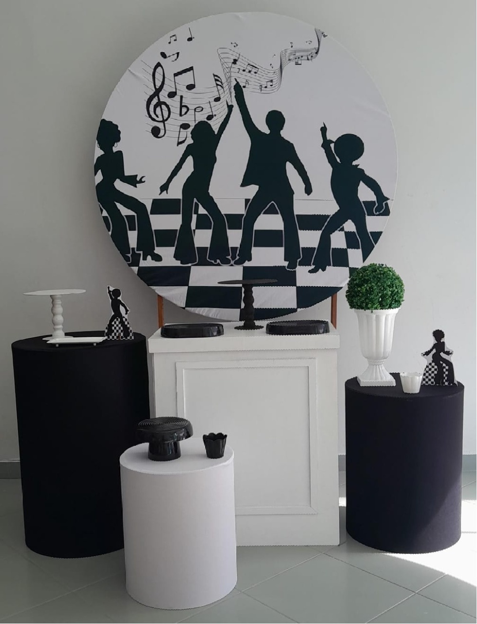 Kit Prata Anos 60 - Lili decorações pegue emonte
