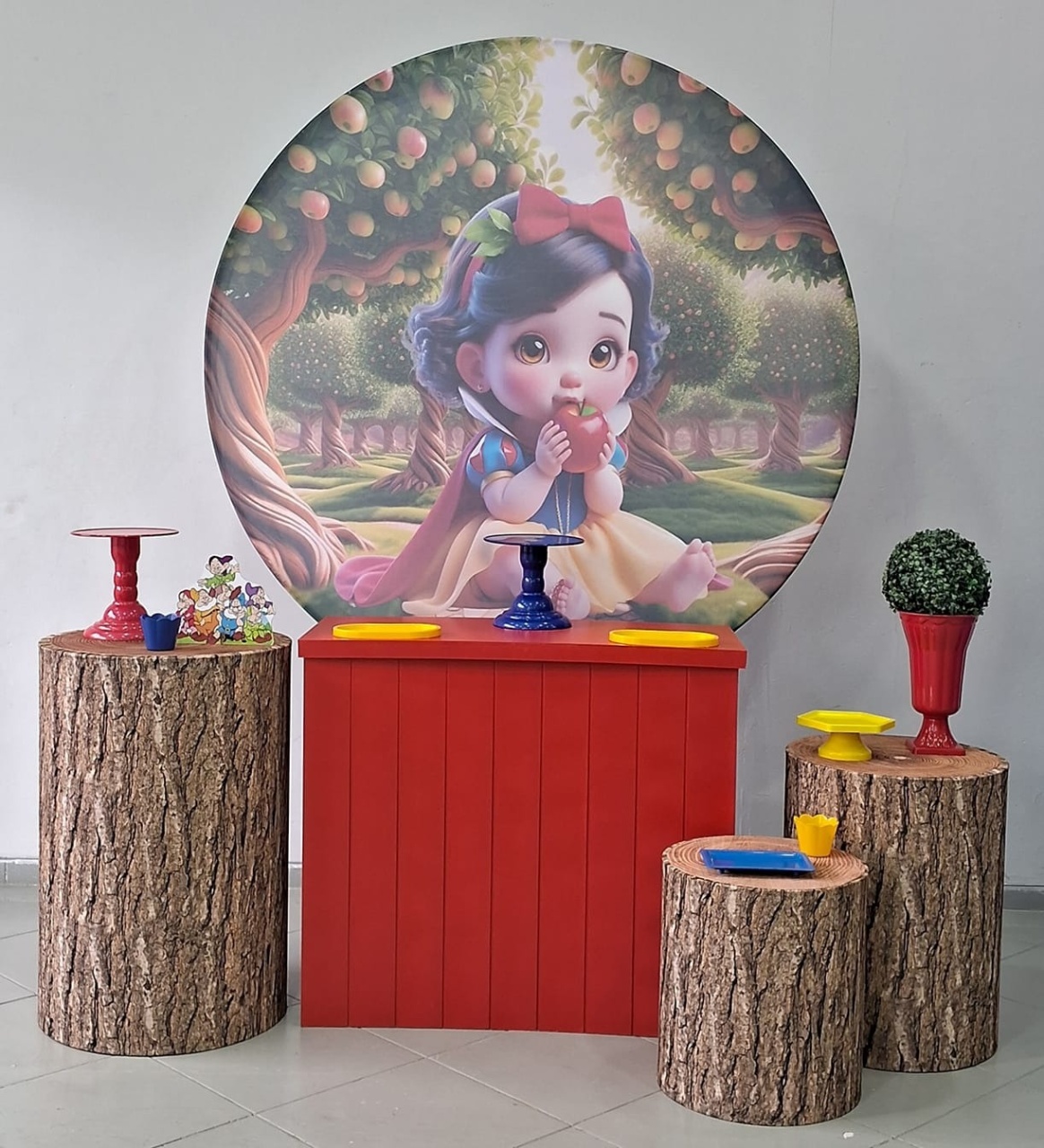 Kit Prata Branca de Neve Baby  - Lili decorações pegue emonte