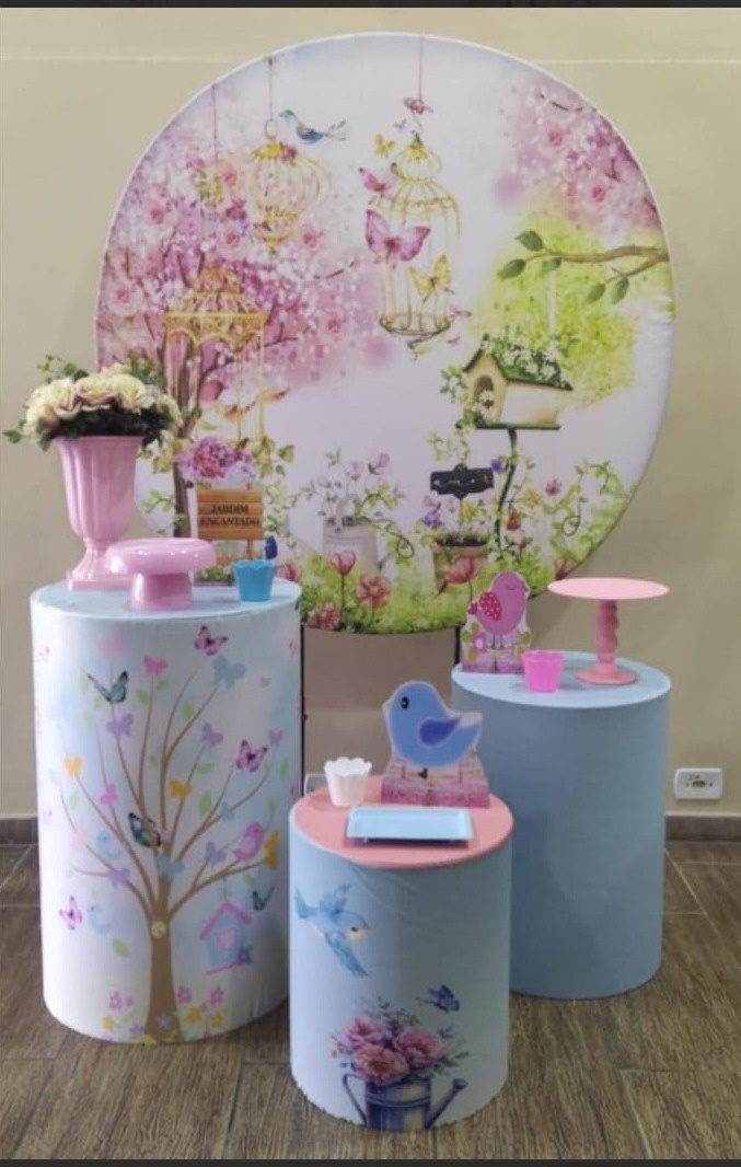 Kit Bronze Jardim Encantado 03 - Lili decorações pegue emonte