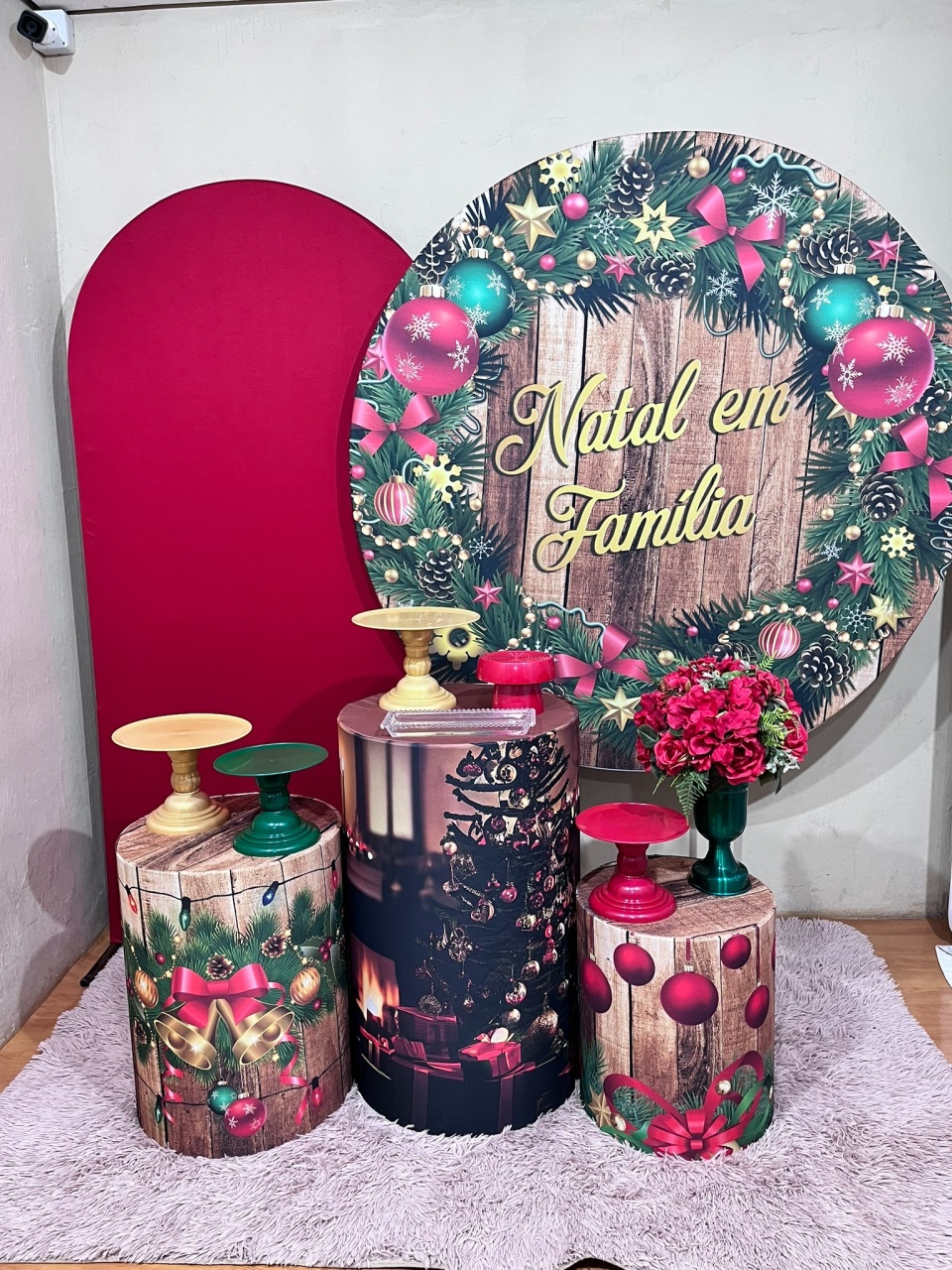 Decorações Natalinas - 2025  - Kit Comemore  - PEGUE E MONTE CATALAGO VEM FESTEJAR PALMAS
