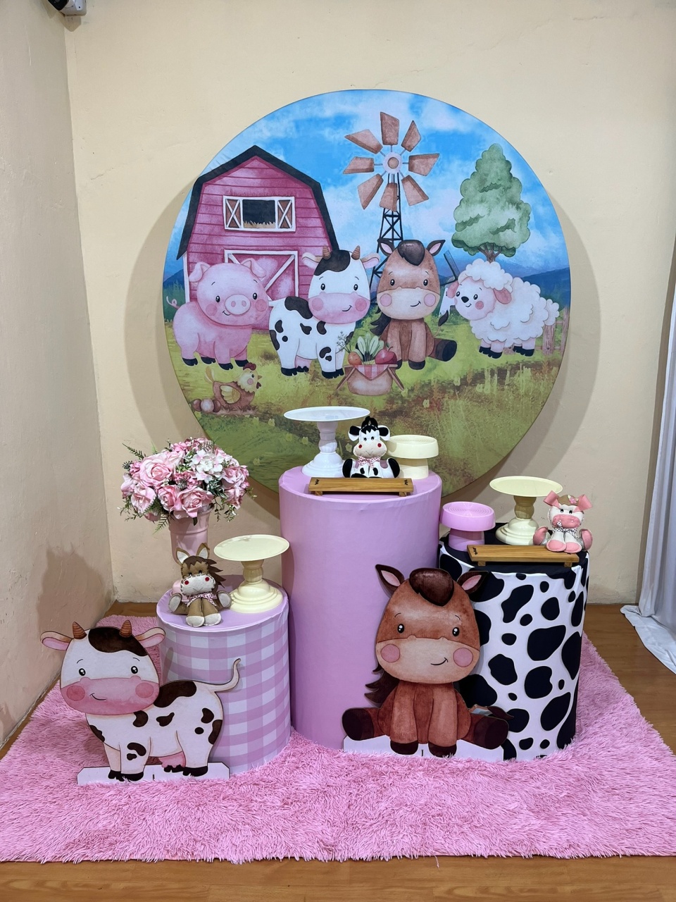 Fazendinha Menina - Festa Completa - Kit Festejar - PEGUE E MONTE CATALAGO VEM FESTEJAR PALMAS