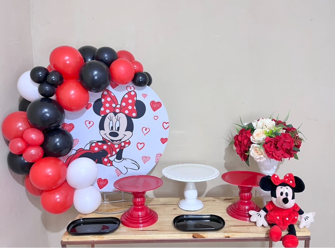 Minnie Vermelha - Mini Festa -  Kit Festejar - PEGUE E MONTE CATALAGO VEM FESTEJAR PALMAS