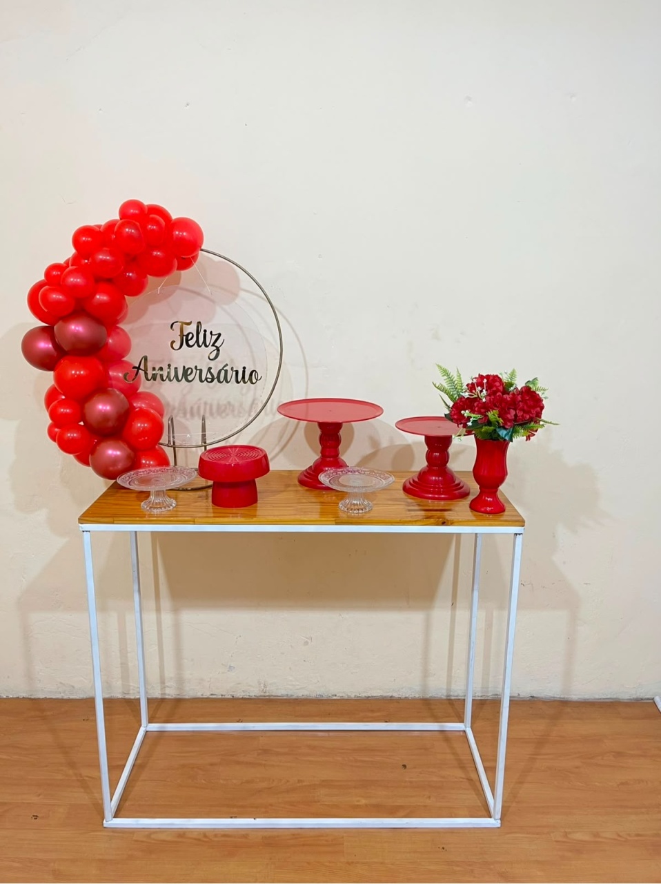 Vermelho - Mini Festa - Kit Comemore - PEGUE E MONTE CATALAGO VEM FESTEJAR PALMAS
