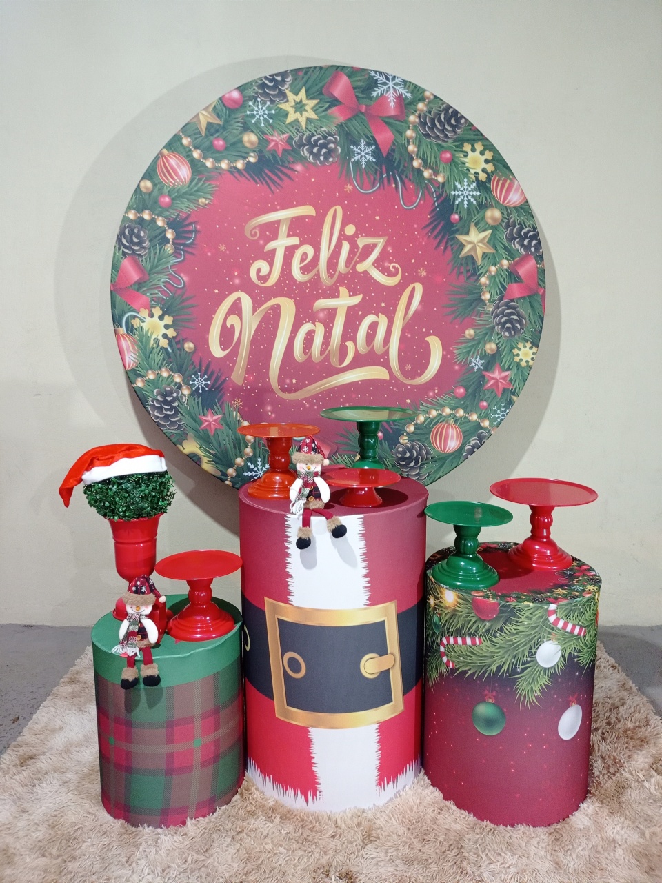 Decorações Natalinas - 2025  - Kit Festejar  - PEGUE E MONTE CATALAGO VEM FESTEJAR PALMAS
