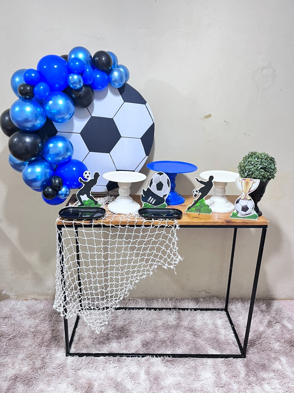 Futebol - Mini Festa Na Mesa - Kit Comemore - PEGUE E MONTE CATALAGO VEM FESTEJAR PALMAS