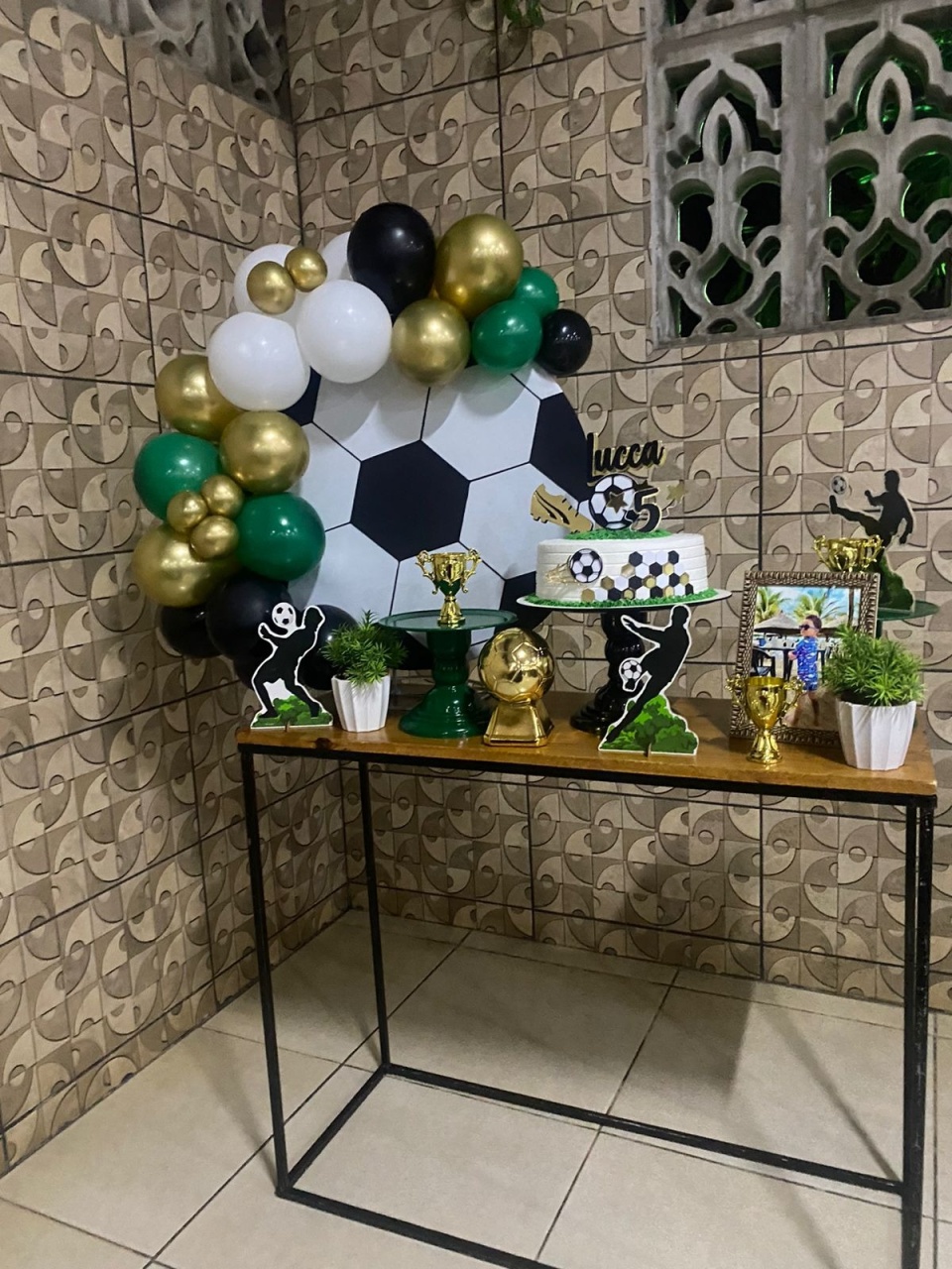 Futebol - Mini Festa Na Mesa - Kit Comemore (Resultado) - PEGUE E MONTE CATALAGO VEM FESTEJAR PALMAS