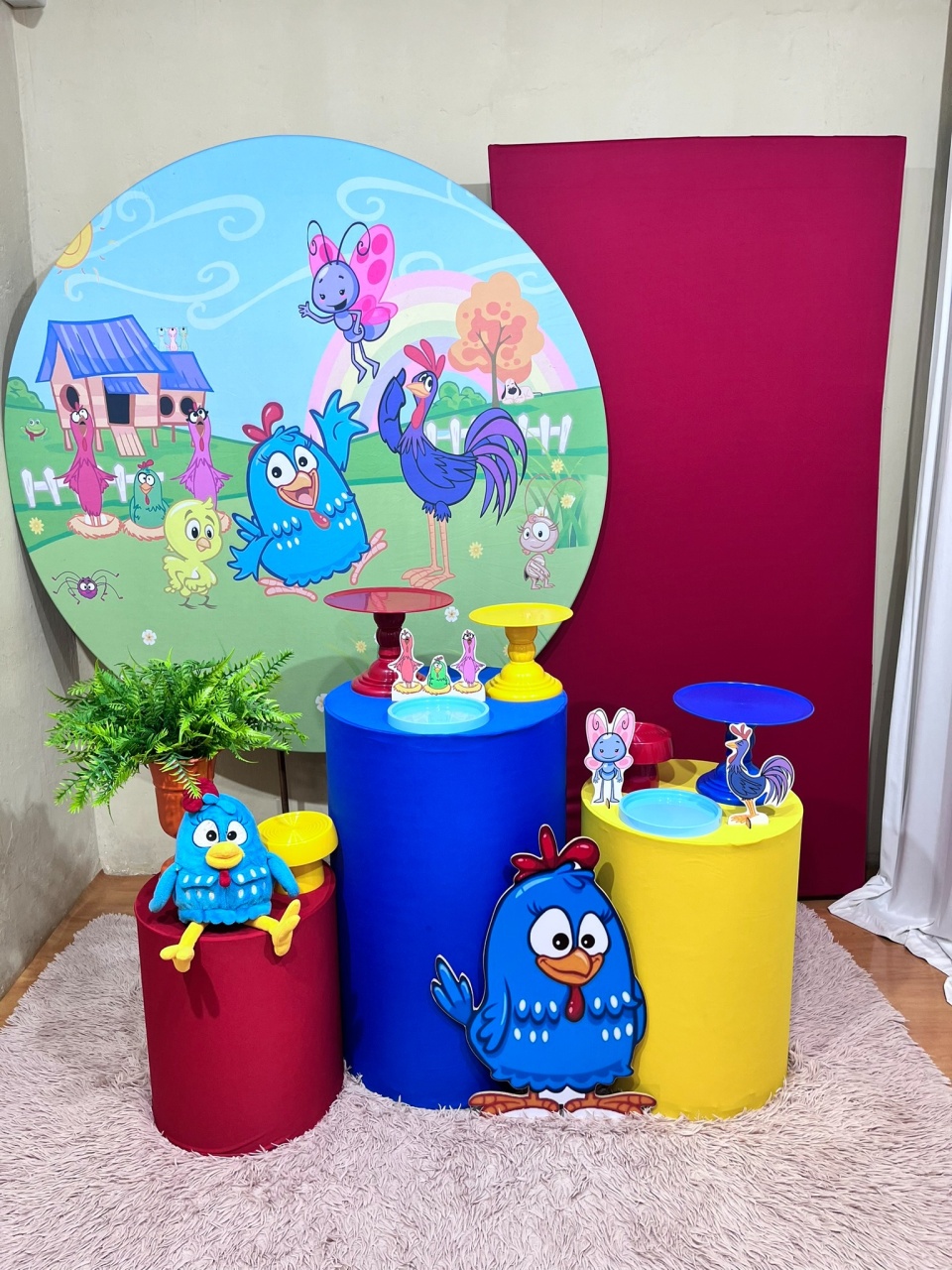 Galinha Pintadinha Menino - Festa Completa - Kit Comemore 1  - PEGUE E MONTE CATALAGO VEM FESTEJAR PALMAS