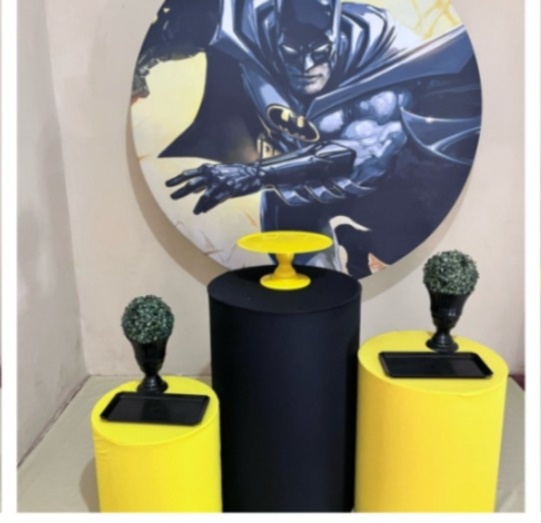 Batman - Festa Completa - Kit Parabéns - PEGUE E MONTE CATALAGO VEM FESTEJAR PALMAS