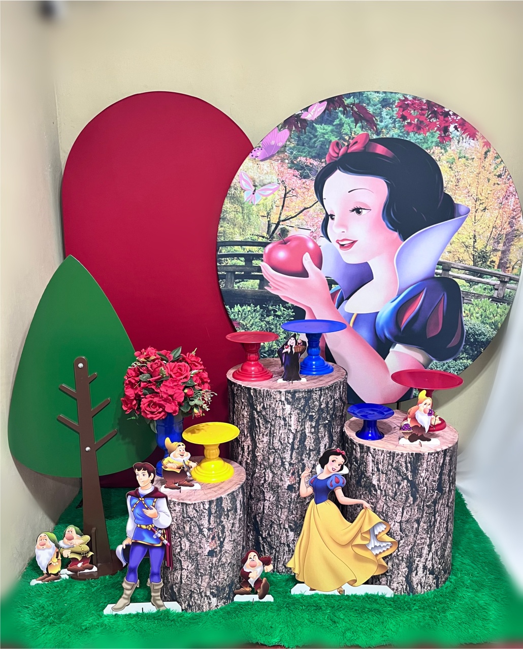 Branca de Neve - Festa Completa - Kit Comemore Com Arvore - PEGUE E MONTE CATALAGO VEM FESTEJAR PALMAS