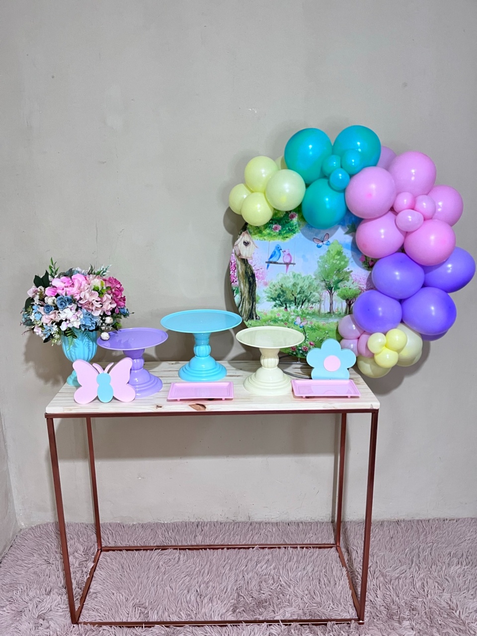  Jardim Encantado  - Mini Festa - Kit Comemore - PEGUE E MONTE CATALAGO VEM FESTEJAR PALMAS
