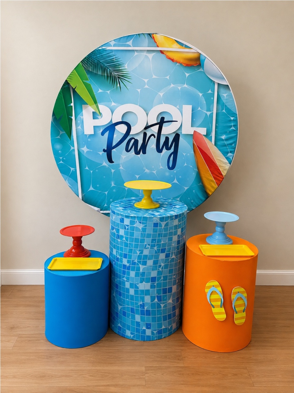Pool Party Menino - Festa Completa - Kit Parabéns - PEGUE E MONTE CATALAGO VEM FESTEJAR PALMAS