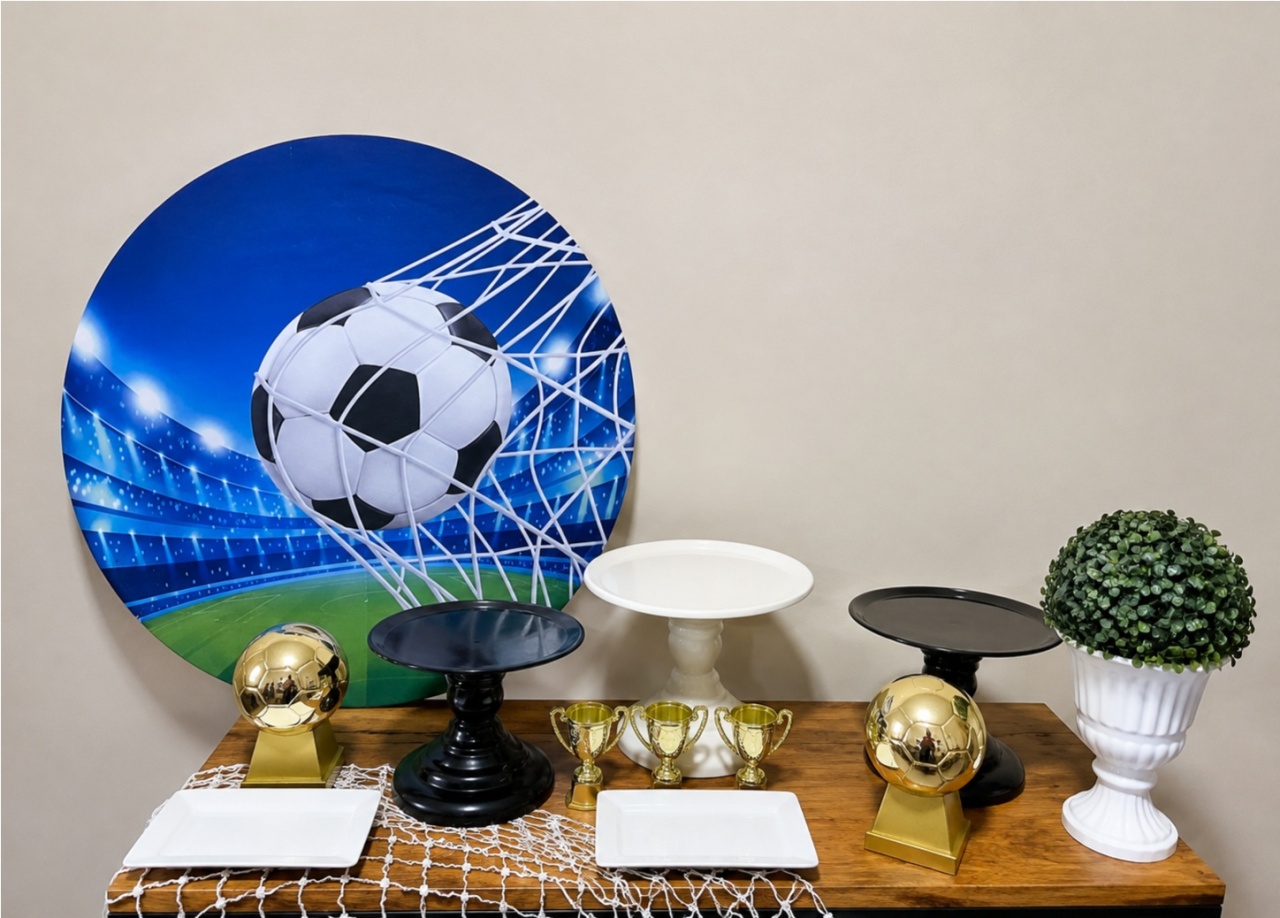 Futebol Painel Estadio - Mini Festa - Kit Festejar (Cópia 1) - PEGUE E MONTE CATALAGO VEM FESTEJAR PALMAS