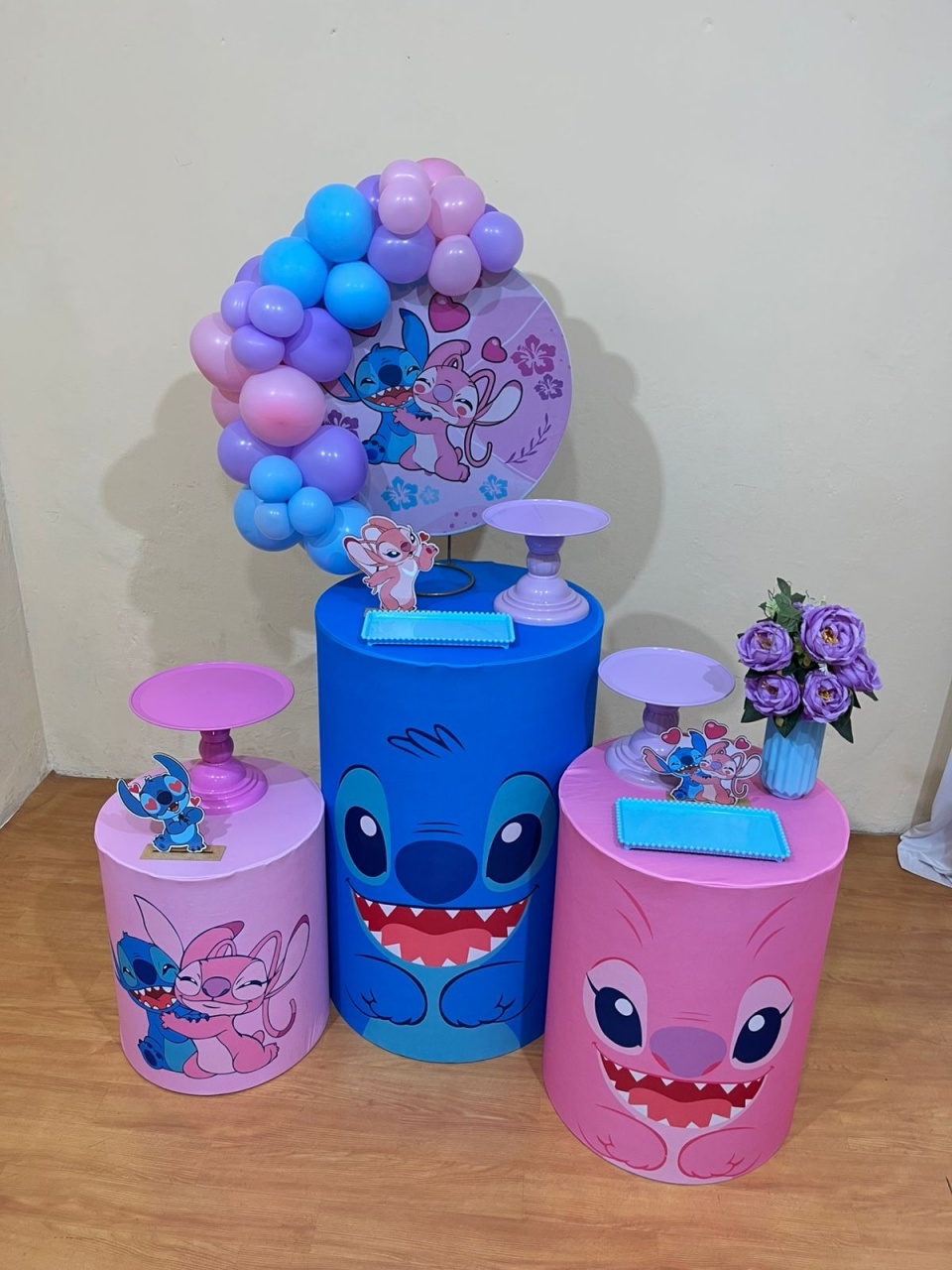 Stitch E Angel  - Mini Festa - Kit Festão - PEGUE E MONTE CATALAGO VEM FESTEJAR PALMAS