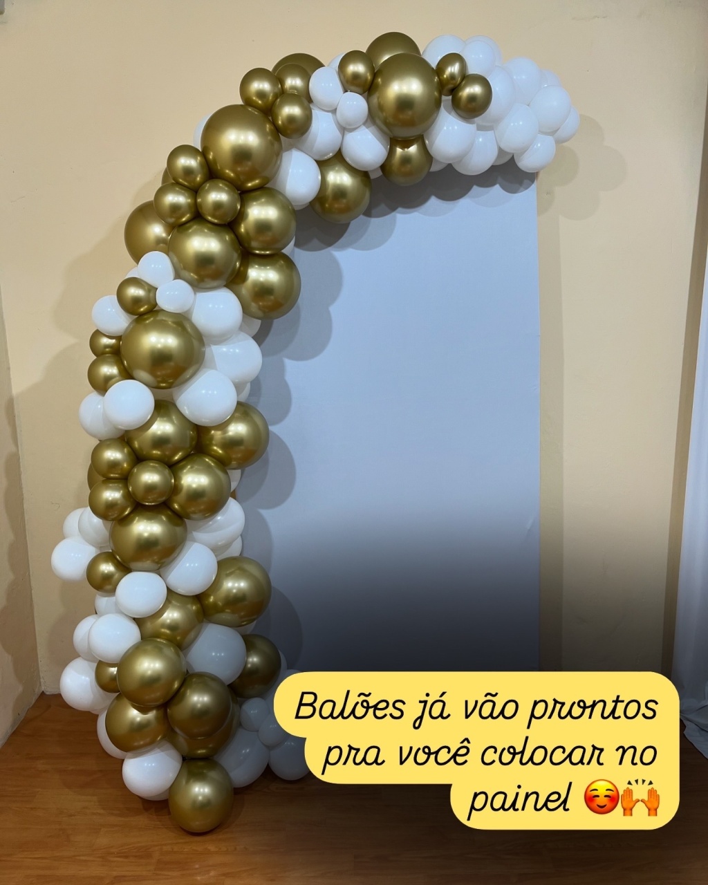 Arco Balões Cromados E Normais - PEGUE E MONTE CATALAGO VEM FESTEJAR PALMAS