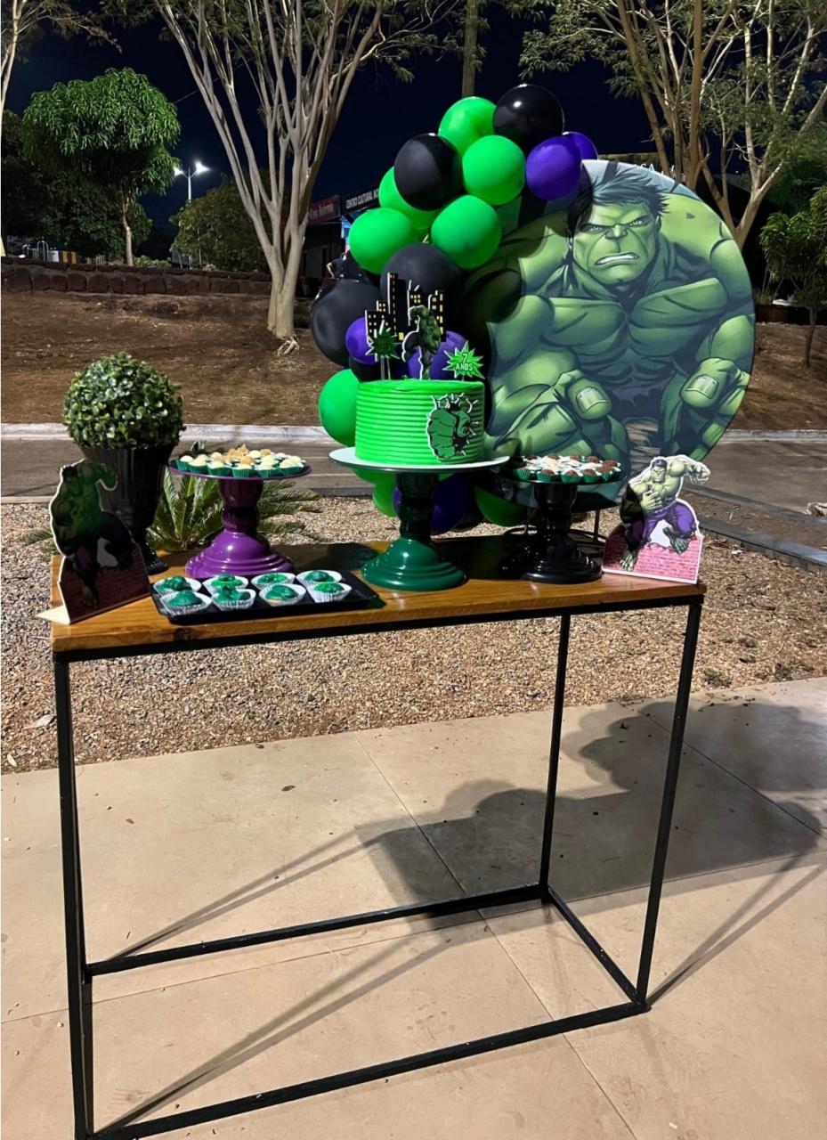 Hulk - Mini Festa - Kit Comemore - PEGUE E MONTE CATALAGO VEM FESTEJAR PALMAS