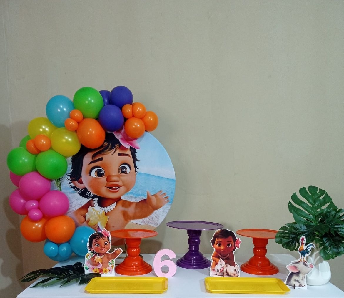 Moana Baby - Mini Kit Festejar  - PEGUE E MONTE CATALAGO VEM FESTEJAR PALMAS