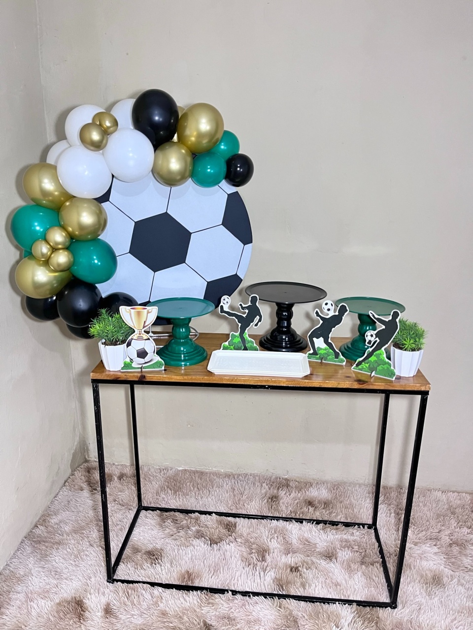 Futebol - Mini Festa Na Mesa - Kit Comemore - PEGUE E MONTE CATALAGO VEM FESTEJAR PALMAS
