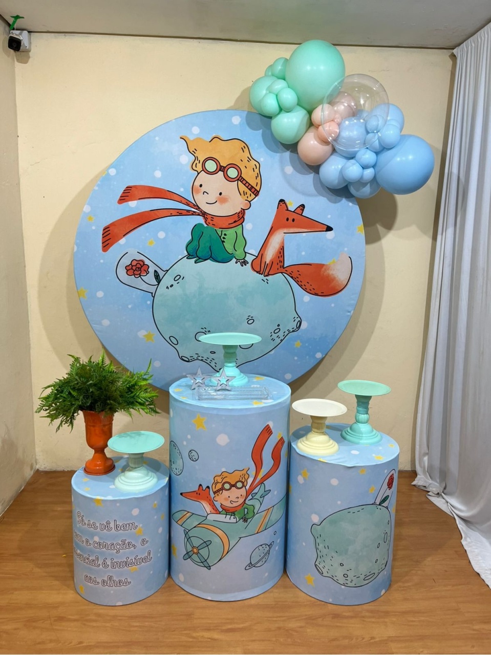 Balões Cores Candy Color Pequeno Principe - Com Adicional Balões Bubble - PEGUE E MONTE CATALAGO VEM FESTEJAR PALMAS