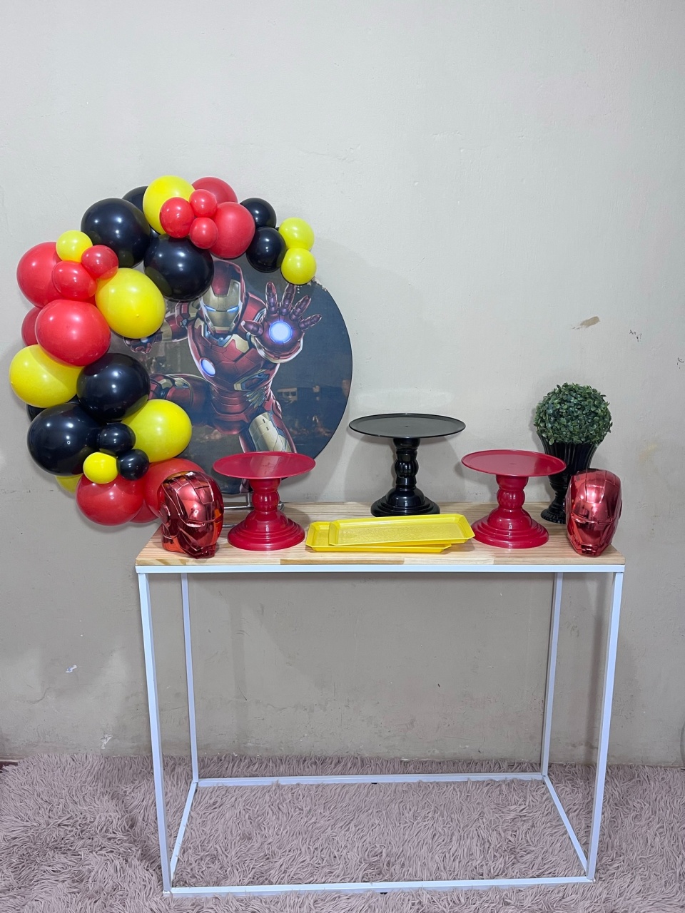 Homem de Ferro - Mini Festa - Kit Comemore  - PEGUE E MONTE CATALAGO VEM FESTEJAR PALMAS