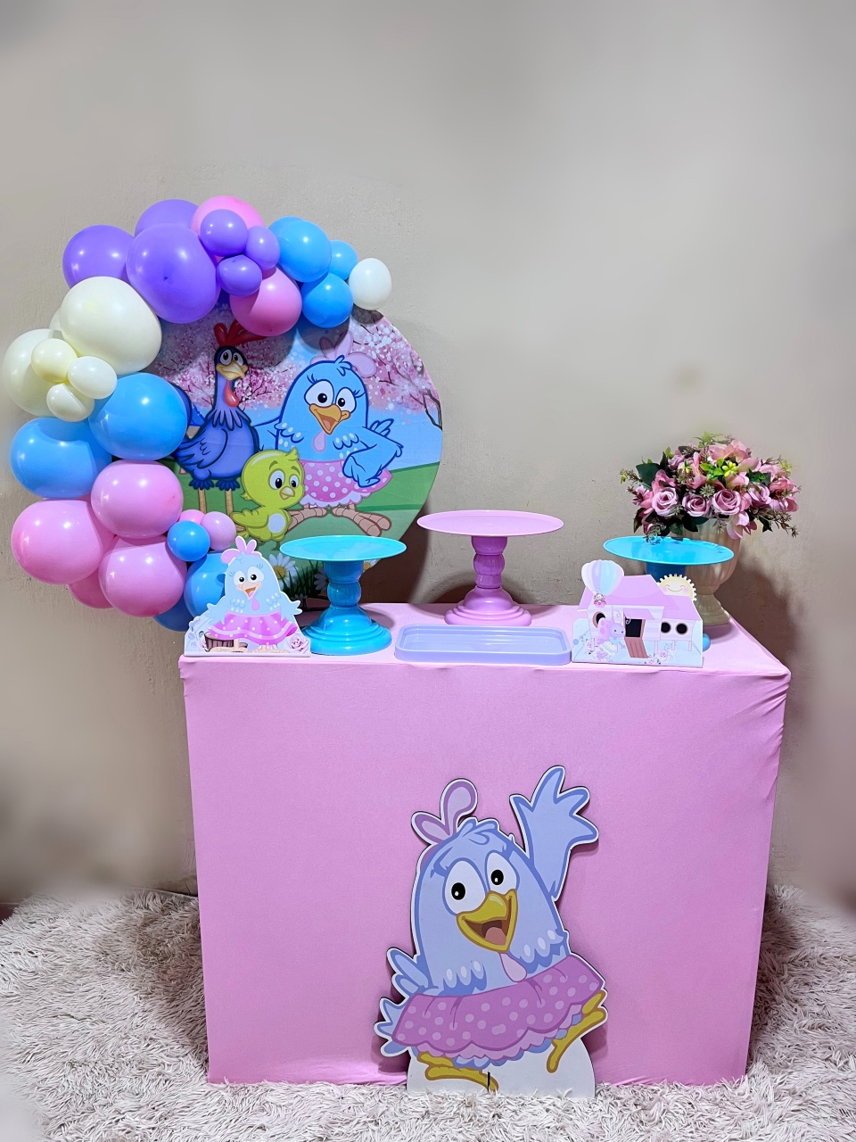 Galinha Pintadinha Menina - Mini Festa - Kit Festão  - PEGUE E MONTE CATALAGO VEM FESTEJAR PALMAS