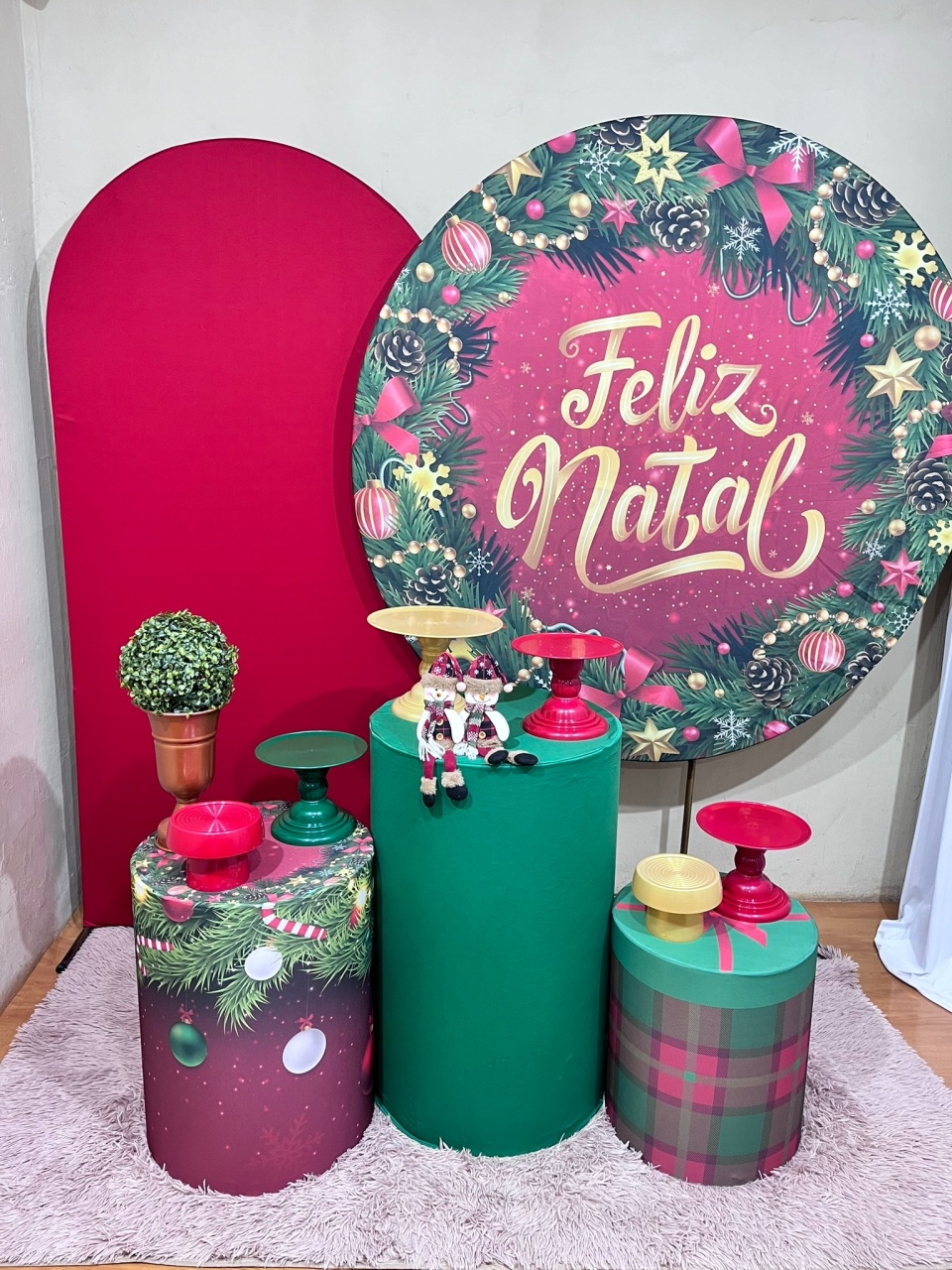 Decorações Natalinas - 2025  - Kit Comemore - PEGUE E MONTE CATALAGO VEM FESTEJAR PALMAS