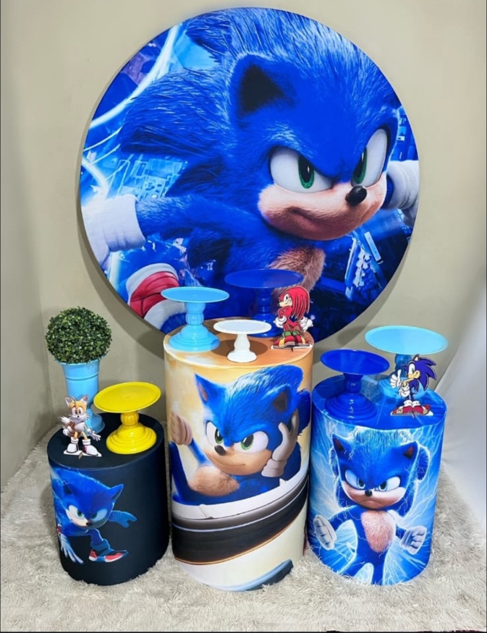 Sonic - Completa - Kit Festejar - PEGUE E MONTE CATALAGO VEM FESTEJAR PALMAS