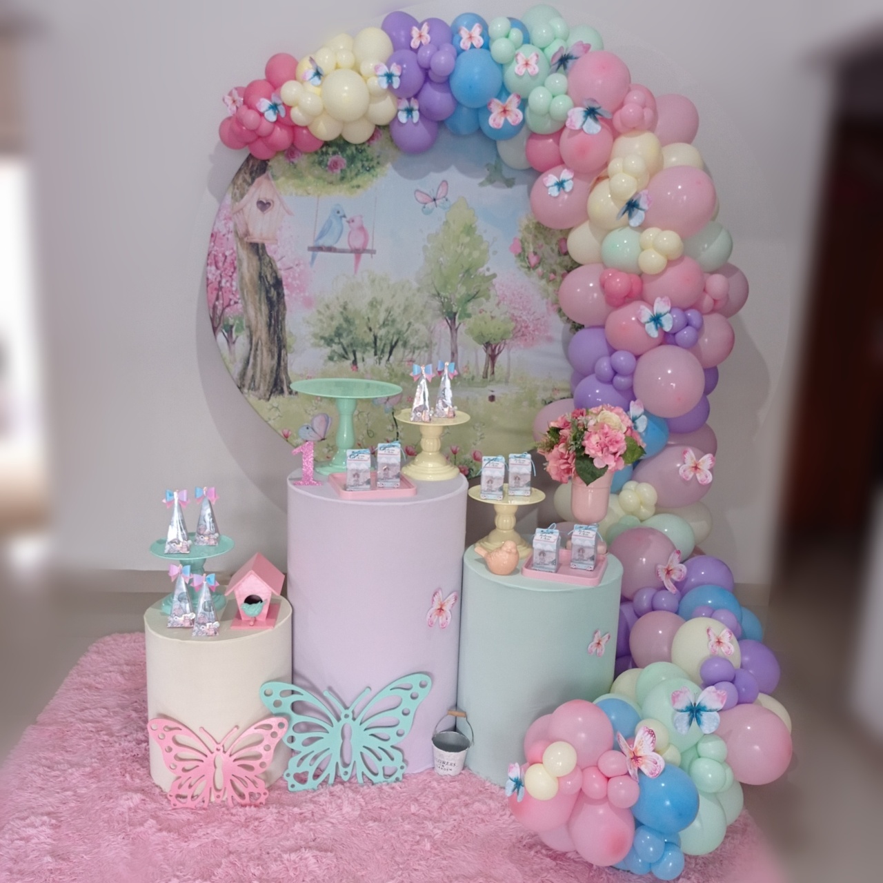Jardim Encantado - Festa Completa - Kit Festejar (Com Balões)  - PEGUE E MONTE CATALAGO VEM FESTEJAR PALMAS