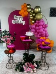 Pink Dourado - Tropical - Festa Completa - Kit Comemore - Sem Balões - Consultar Valor Balões - imagem 3