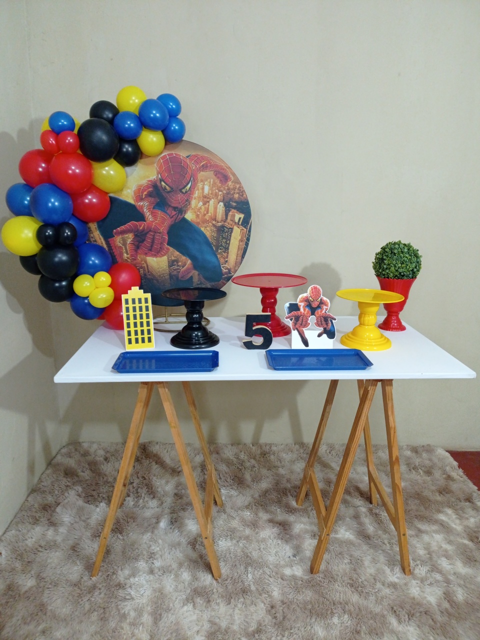 Homem Aranha - Kit Comemore - PEGUE E MONTE CATALAGO VEM FESTEJAR PALMAS