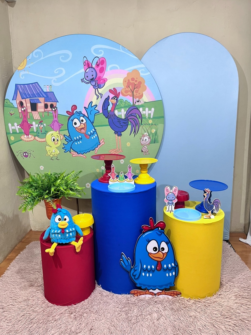 Galinha Pintadinha Menino - Festa Completa - Kit Comemore 1 - PEGUE E MONTE CATALAGO VEM FESTEJAR PALMAS