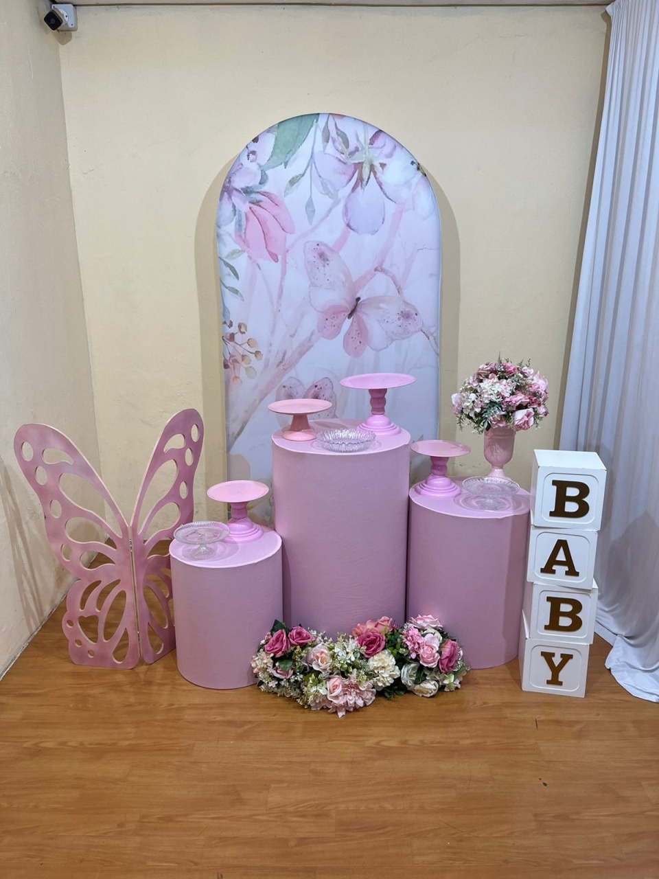 Jardim das Borboletas Rosa Romano - Festa Completa - Kit Festejar  Cubos Baby - PEGUE E MONTE CATALAGO VEM FESTEJAR PALMAS