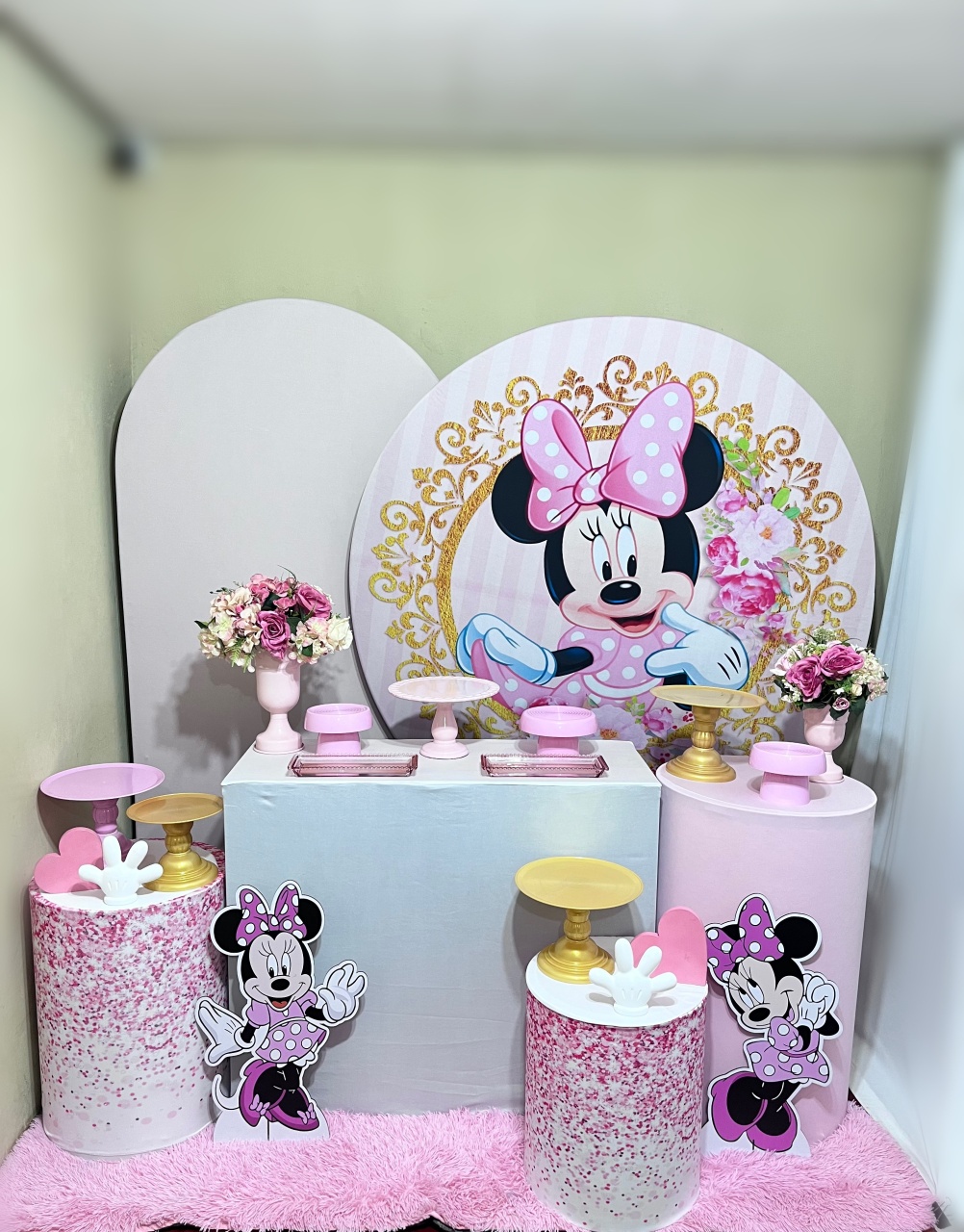 Minnie Rosa - Completa - Kit Festão - PEGUE E MONTE CATALAGO VEM FESTEJAR PALMAS