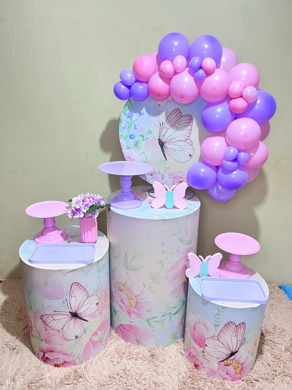  Jardim das Borboletas  - Mini Festa - Kit Festão - PEGUE E MONTE CATALAGO VEM FESTEJAR PALMAS