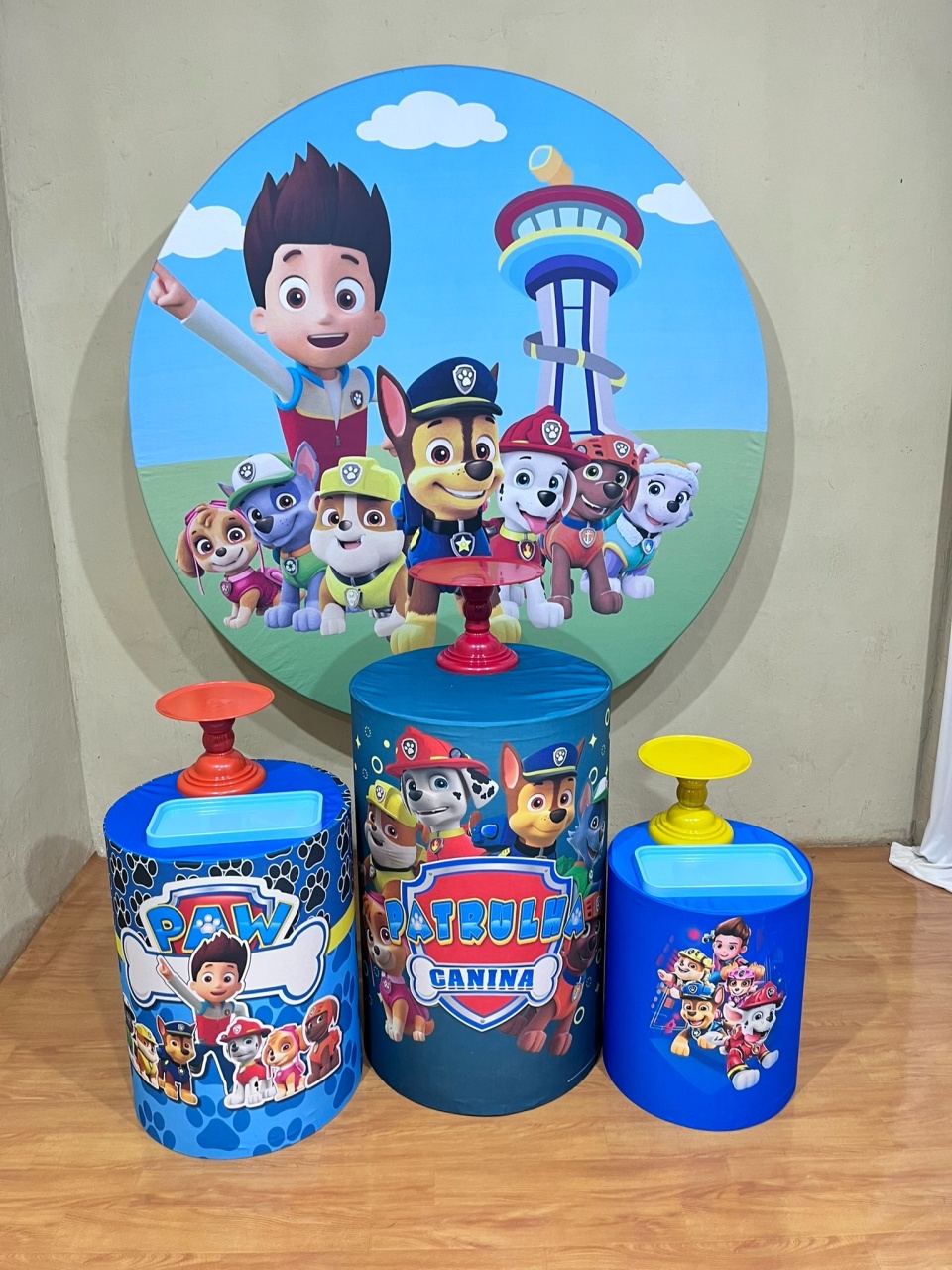 Patrulha Canina - Completa - Kit Parabéns - PEGUE E MONTE CATALAGO VEM FESTEJAR PALMAS