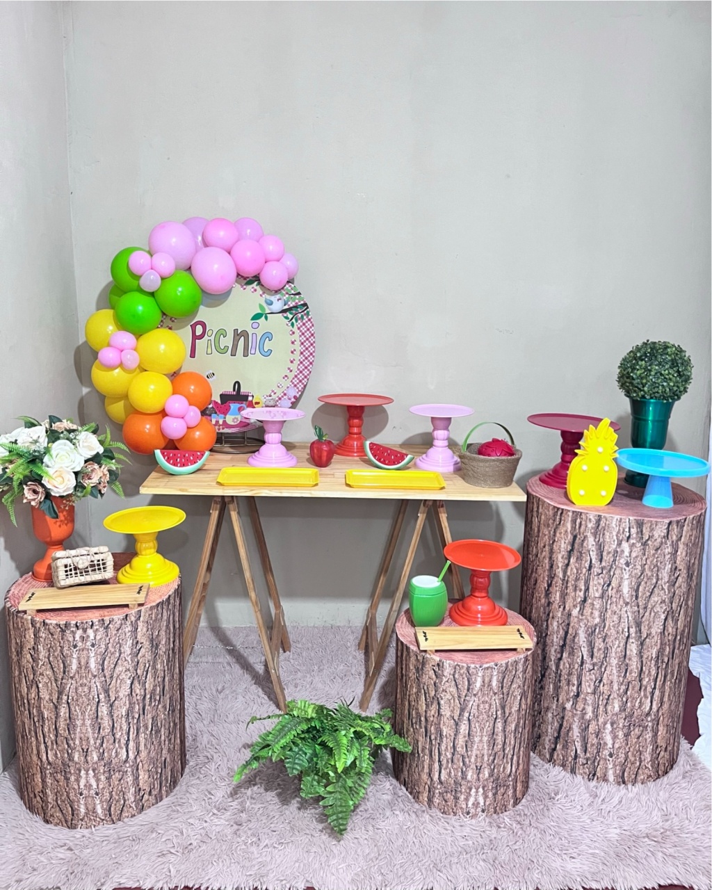 Pic Nic - Mini Festa - Kit Comemore - PEGUE E MONTE CATALAGO VEM FESTEJAR PALMAS