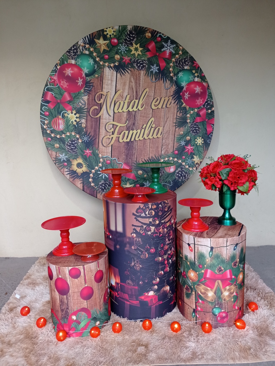 Decorações Natalinas - 2025  - Kit Festejar - PEGUE E MONTE CATALAGO VEM FESTEJAR PALMAS