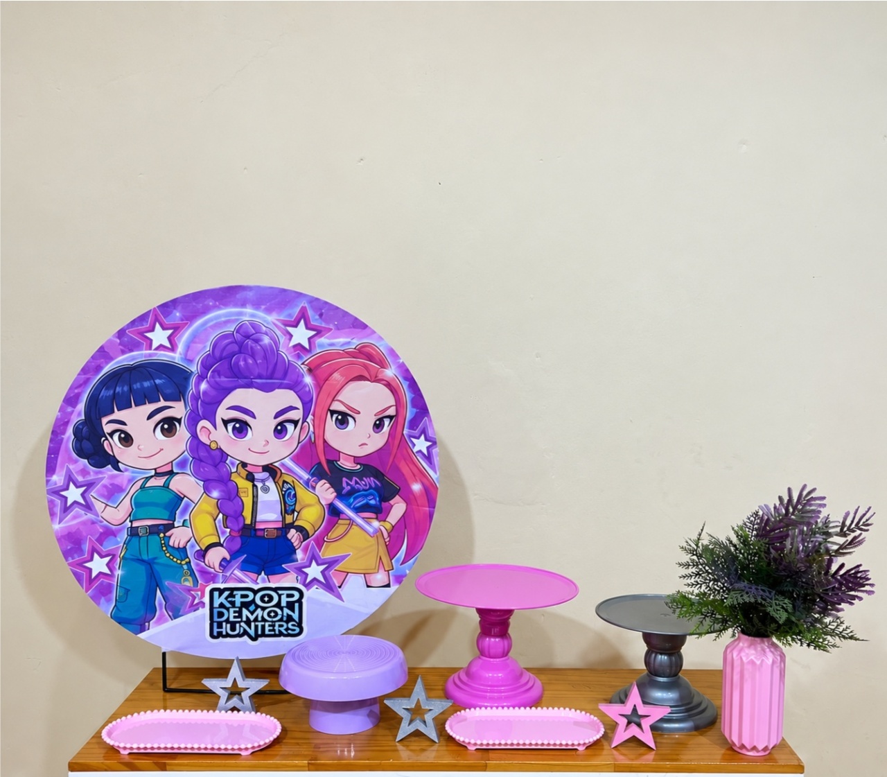 Guerreiras Do K-Pop - Mini Festa - Kit Parabéns - PEGUE E MONTE CATALAGO VEM FESTEJAR PALMAS