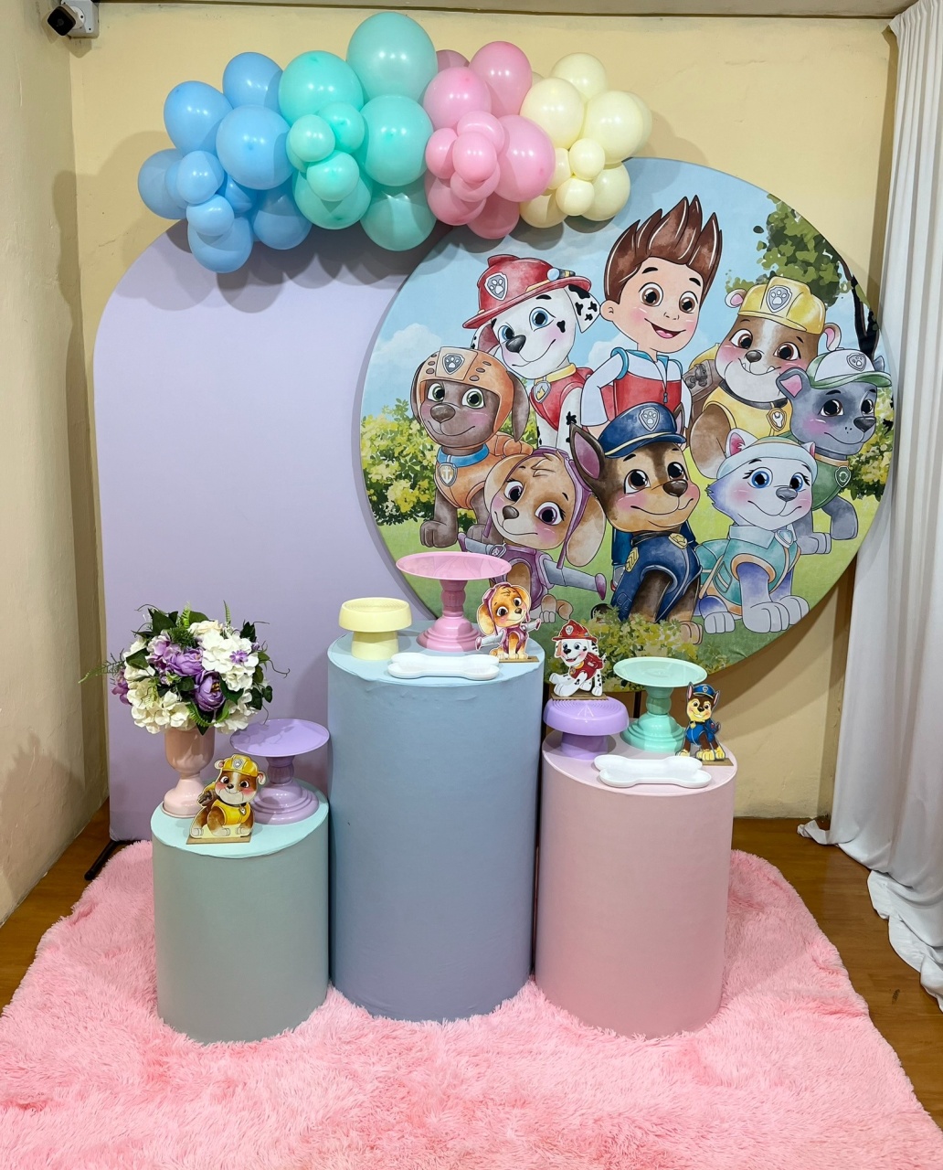 Patrulha Canina Candy - Completa - Kit Comemore 1 (Com Balões) - PEGUE E MONTE CATALAGO VEM FESTEJAR PALMAS