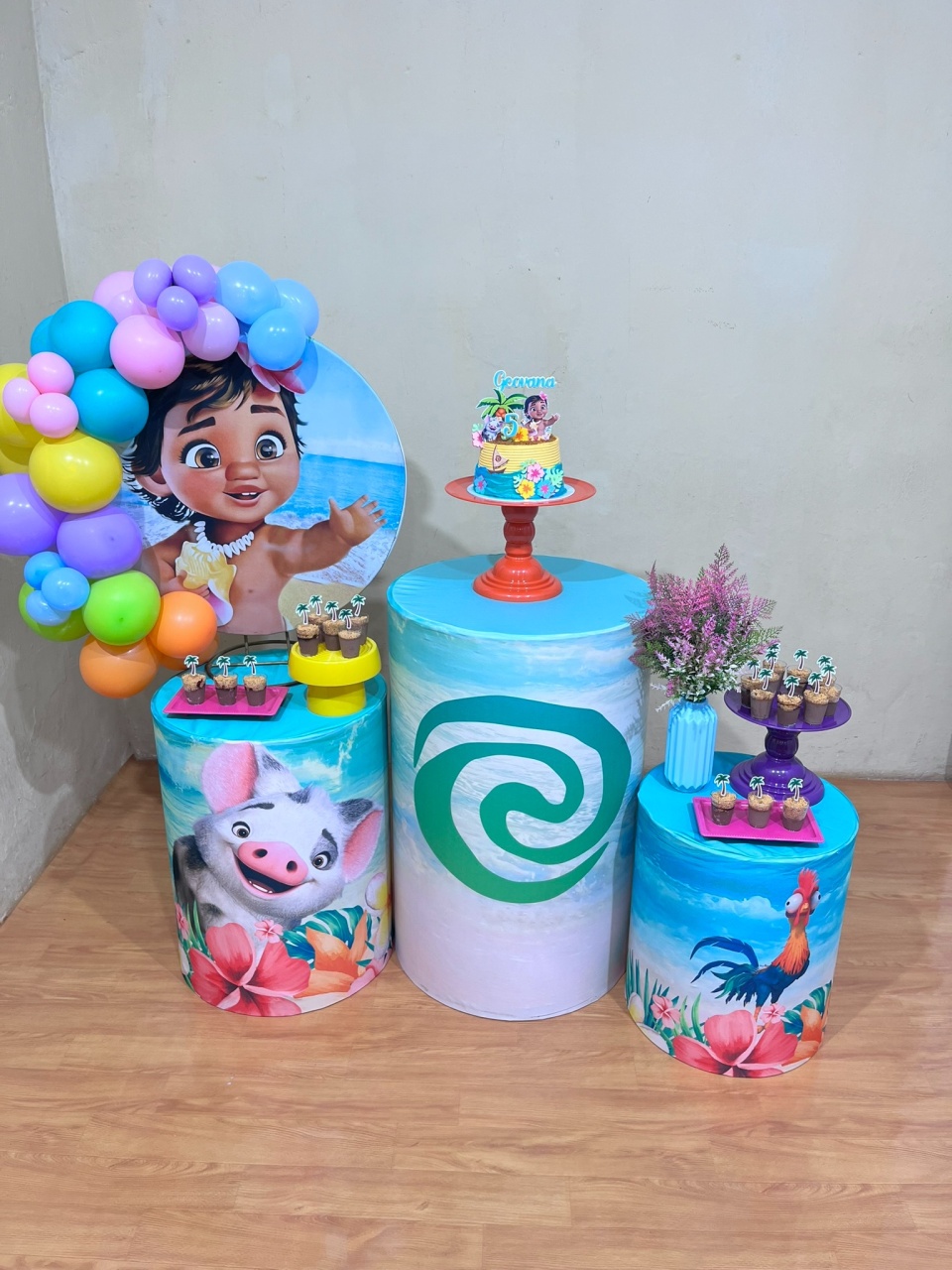 Moana Baby - Mini Kit Festão - PEGUE E MONTE CATALAGO VEM FESTEJAR PALMAS