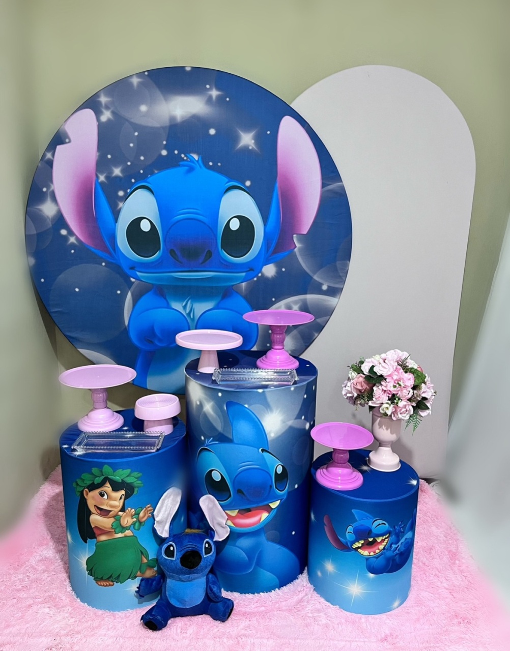 Stitch   - Festa Completa - Kit Comemore 1 - PEGUE E MONTE CATALAGO VEM FESTEJAR PALMAS
