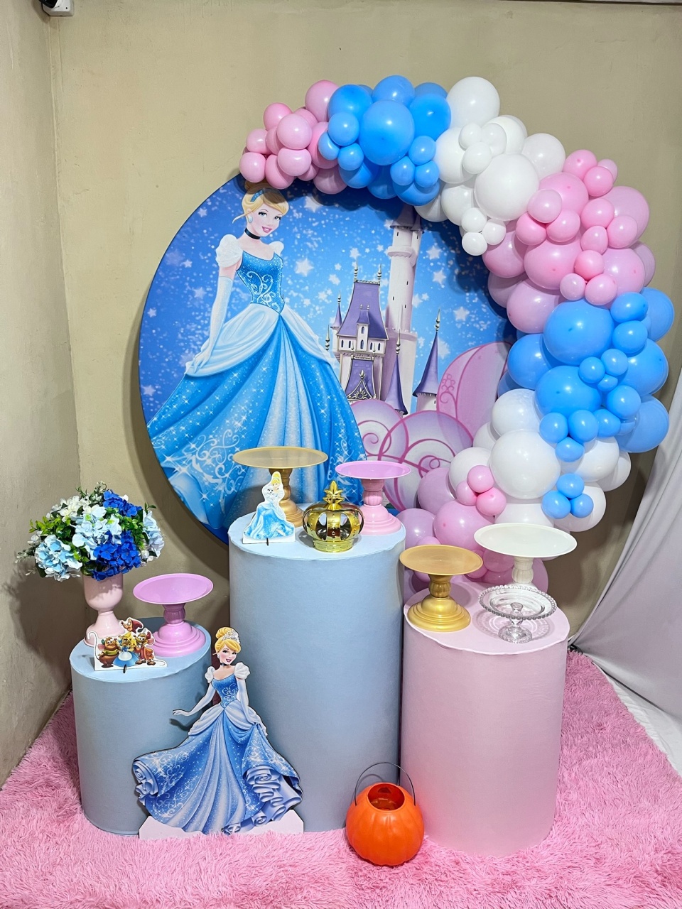 Princesa Cinderela  - Festa Completa - Kit Festejar (Com Balões) - PEGUE E MONTE CATALAGO VEM FESTEJAR PALMAS