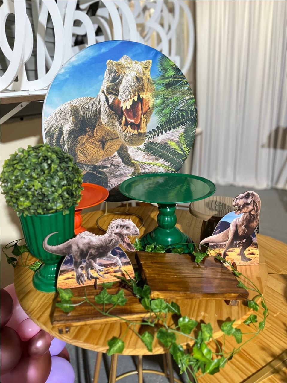 Dinossauro 2 - Mini Festa - Kit Parabéns - PEGUE E MONTE CATALAGO VEM FESTEJAR PALMAS