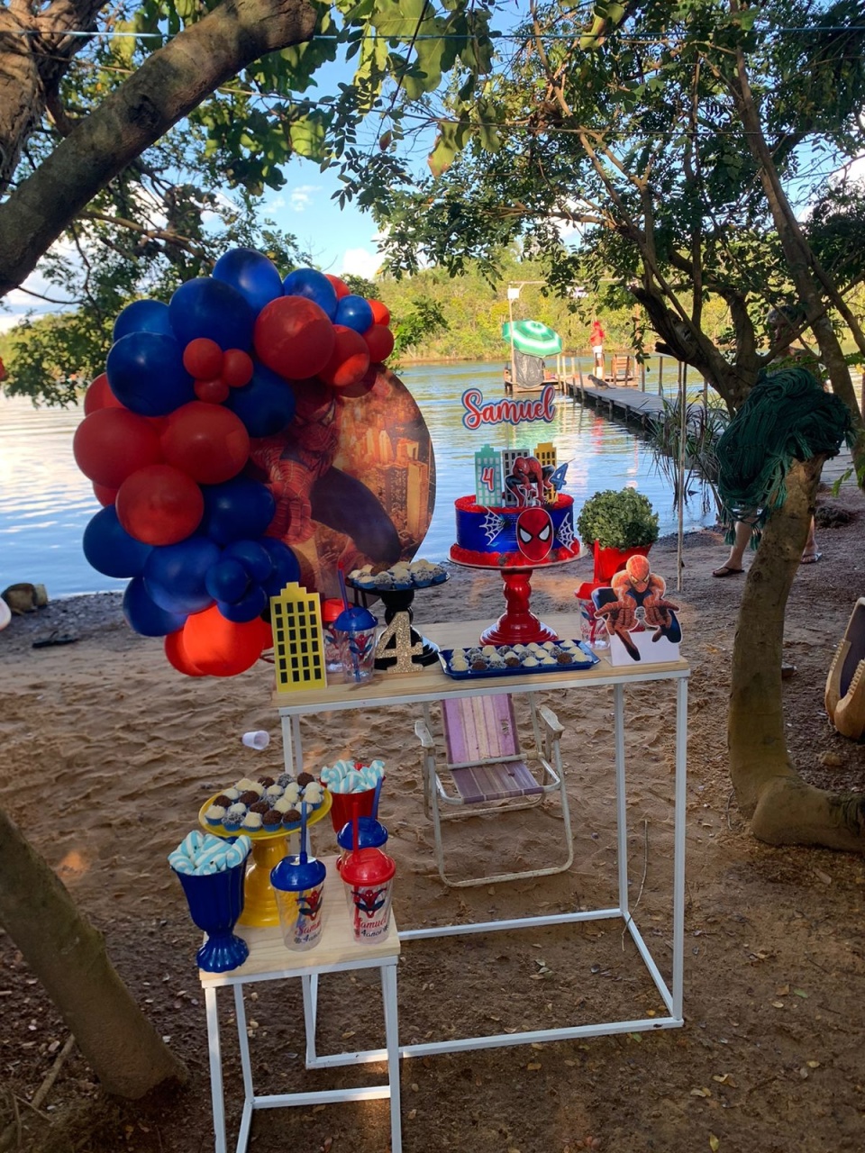 Homem Aranha - Mini Festa - Kit Comemore - PEGUE E MONTE CATALAGO VEM FESTEJAR PALMAS