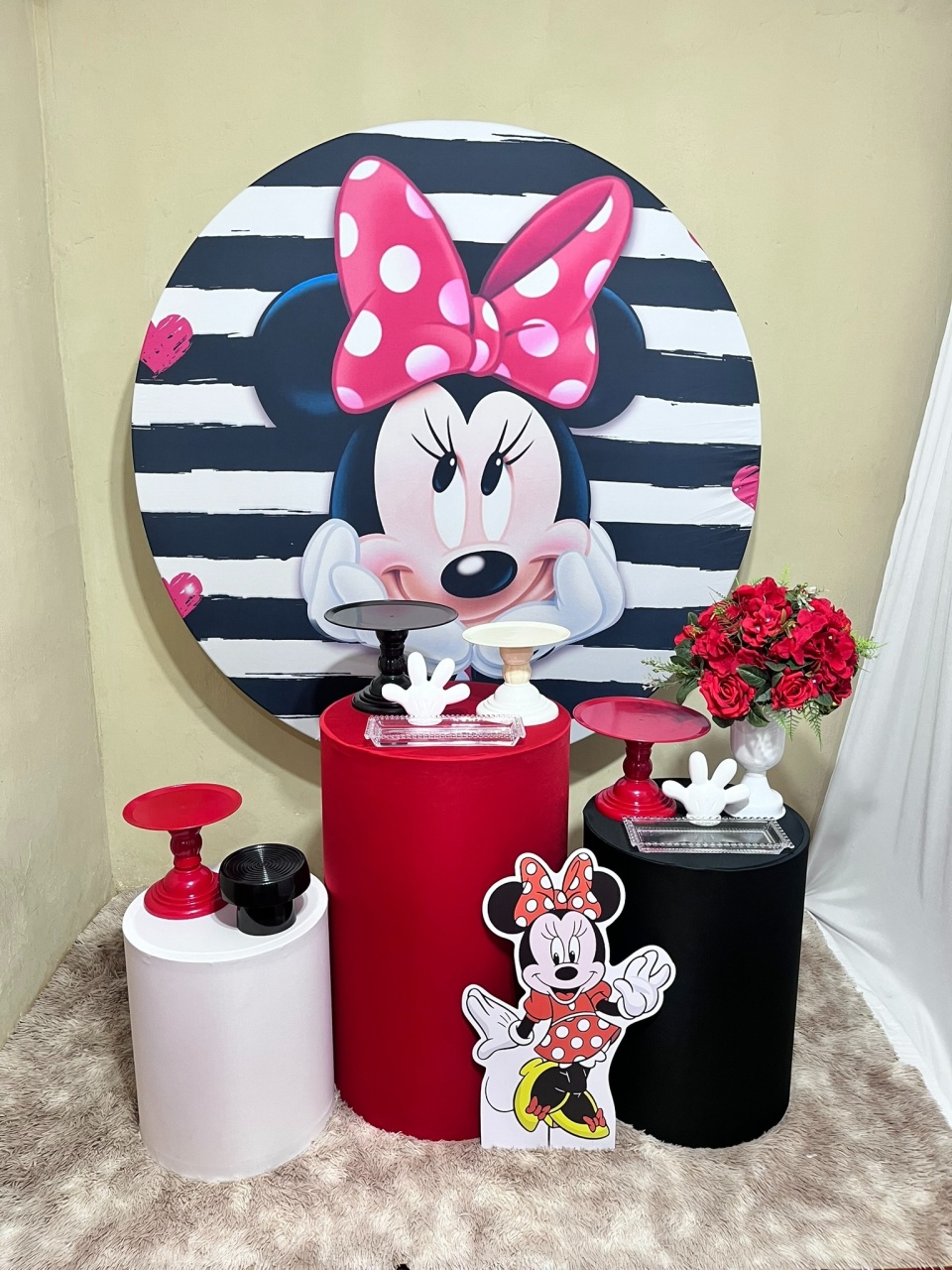Minnie Vermelha - Completa - Kit Festejar - PEGUE E MONTE CATALAGO VEM FESTEJAR PALMAS