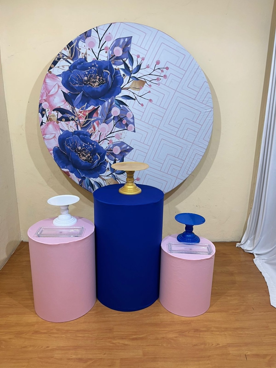 Floral Azul Delicado - Festa Completa  - Parabéns - PEGUE E MONTE CATALAGO VEM FESTEJAR PALMAS