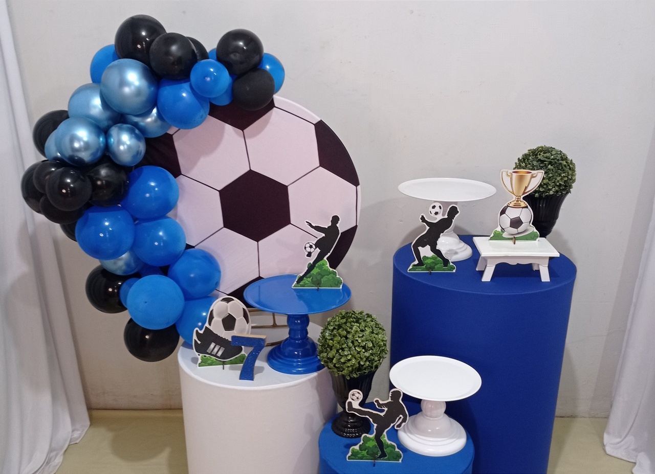 Futebol -  Mini Festa Na Mesa - Kit Festão - PEGUE E MONTE CATALAGO VEM FESTEJAR PALMAS