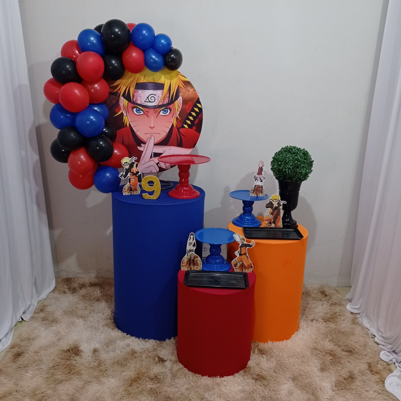 Naruto - Mini Festa - Kit Festão - PEGUE E MONTE CATALAGO VEM FESTEJAR PALMAS