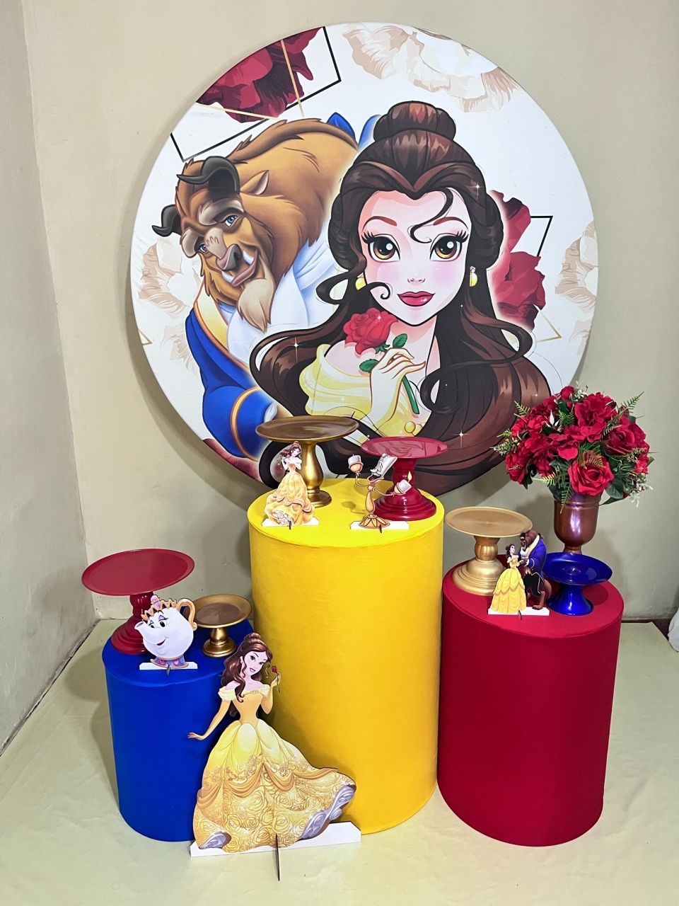 Princesa Bela E A Fera - Festa Completa - Kit Festejar  - PEGUE E MONTE CATALAGO VEM FESTEJAR PALMAS