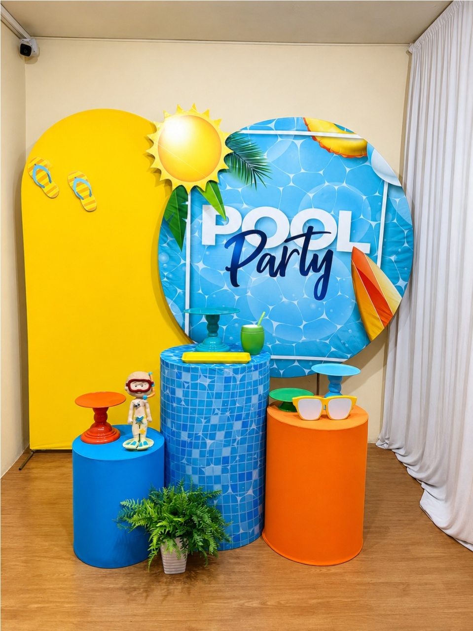 Pool Party Menino - Festa Completa - Kit Comemore 2 - PEGUE E MONTE CATALAGO VEM FESTEJAR PALMAS