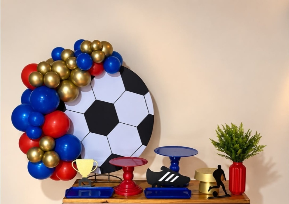 Barcelona Bola - Mini Festa - Kit Festejar - PEGUE E MONTE CATALAGO VEM FESTEJAR PALMAS